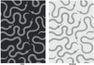 -Jonathan Adler EDEN MERINO WOOL THROW - BLACK/NATURAL